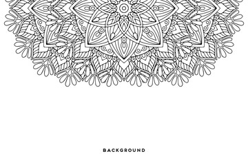 Vector islamic background with mandala
