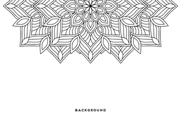 Vector islamic background with mandala