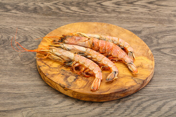 Tasty big Langoustine over the board