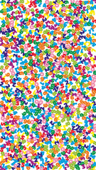 Falling colorful numbers. Math study concept with flying digits. Stunning back to school mathematics banner on white background. Falling numbers vector illustration.