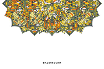 Vector islamic background with mandala