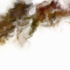 Watercolor painted background. Abstract Illustration wallpaper. Brush stroked painting. 2D Illustration.