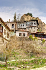 Fototapeta na wymiar Melnik, smallest village in Bulgaria, HDR Image