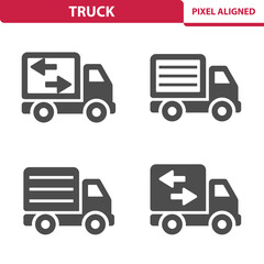 Truck, Delivery Truck Icons