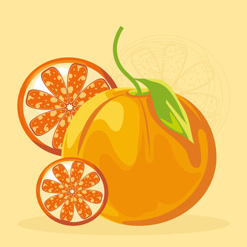 tropical fruit oranges
