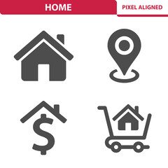 Home, Real Estate Icons