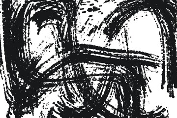 Grunge Black And White Urban. Dark Messy Dust Overlay Distress Background. Easy To Create Abstract Dotted, Scratched, Vintage Effect With Noise And Grain.j