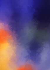 Brushed Painted Abstract Background. Brush stroked painting. Artistic vibrant and colorful wallpaper..