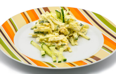 Cabbage and cucumber salad