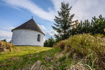 Kunstatska kaple in Orlicke hory in Czech republic.