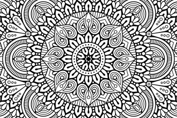 Vector islamic background with mandala