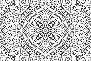 Vector islamic background with mandala