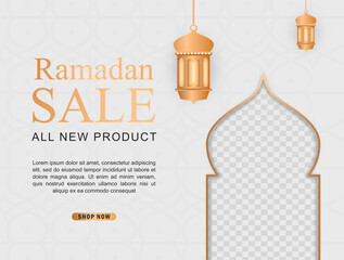 Template Ramadan Sale White Gold, Ramadan Sale