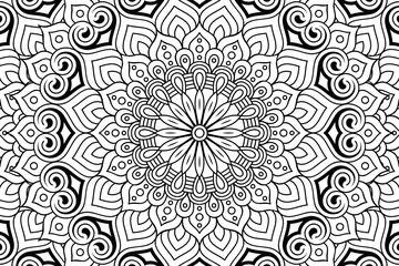 Vector islamic background with mandala