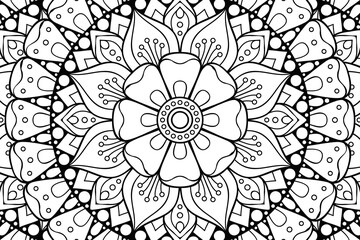Vector islamic background with mandala