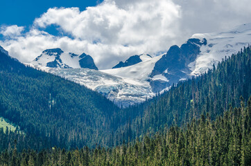 Majestic mountains in Canada.