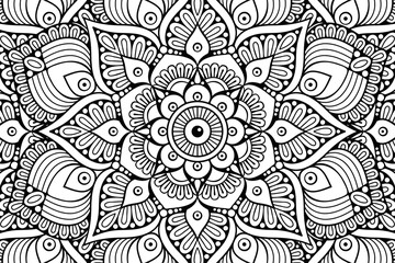Vector islamic background with mandala