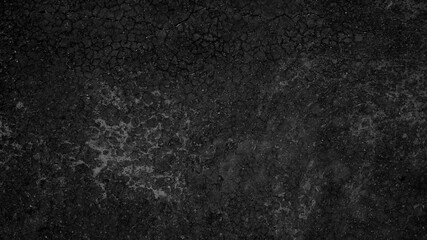 black concrete wall for background, empty cement texture