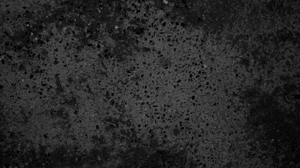 black concrete wall for background, empty cement texture