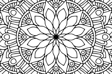 Vector islamic background with mandala