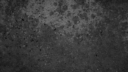 black concrete wall for background, empty cement texture