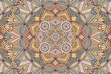 Vector islamic background with mandala