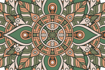 Vector islamic background with mandala