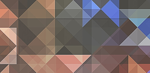 Overlapping design with triangles background. Abstract geometric wallpaper. Geometrical colorful triangular shapes.