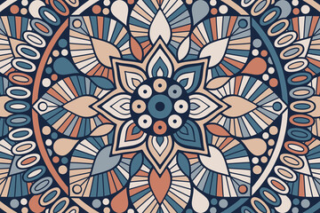 Vector islamic background with mandala
