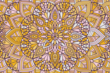 Vector islamic background with mandala