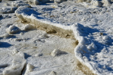 Eis am Strand