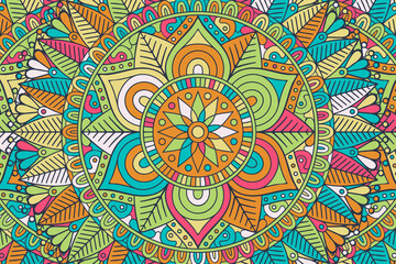 Vector islamic background with mandala