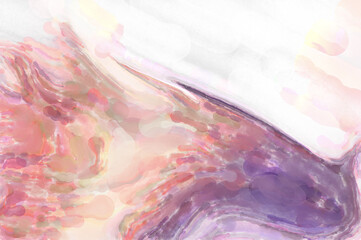 Modern art painting. Artistic watercolored backdrop material. Unique watercolor random pattern. Creative abstraction. Digital texture wallpaper. 2d illustration.