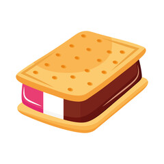 iced square cookie