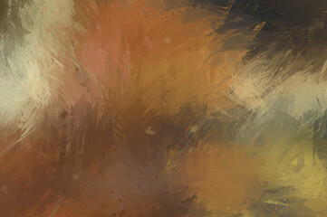 Painted composition with vibrant brush strokes. Textured colorful painting. Paint brushed wallpaper.