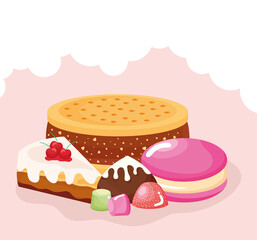 pastry products poster