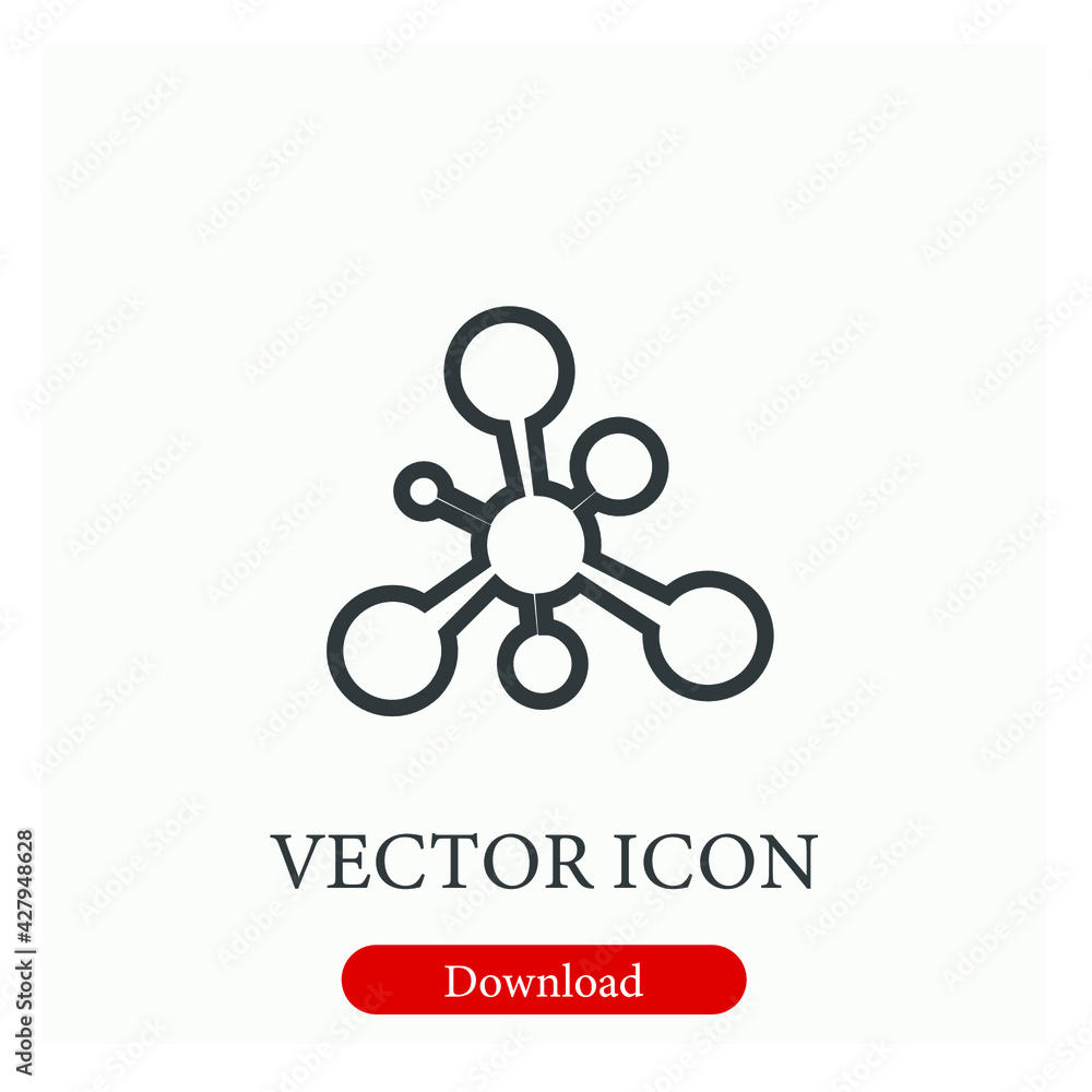 Poster cycling logo vector icon. editable stroke. linear style sign for use on web design and mobile apps, 