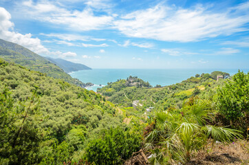 Fototapeta premium Monterosso al mare (Cinque terre) - scenic Ligurian coast, Italy