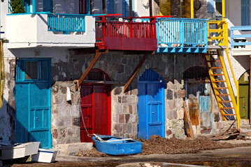  Klima seaside village, famous for its tiny little houses called 