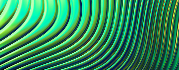 Abstract background. Colorful wavy reflective design wallpaper. Graphic illustration for wallpaper, banner, background, card, book cover or website.