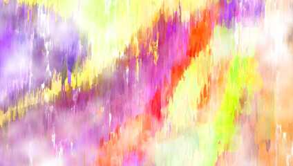 Brushed Painted Abstract Background. Brush stroked painting. Artistic vibrant and colorful wallpaper..