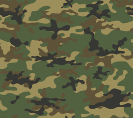 Army camo background, vector modern trendy street pattern. EPS