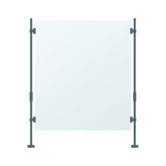 sandwiched metal clasps poster mockup