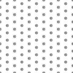 Square seamless background pattern from geometric shapes. The pattern is evenly filled with black electrical board symbols. Vector illustration on white background