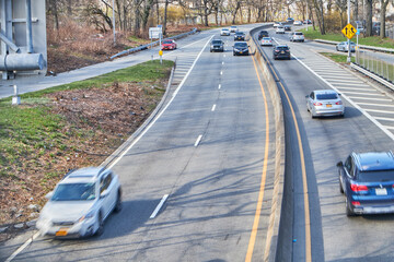 traffic on the highway