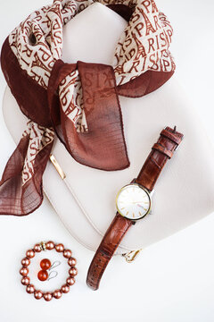 women's accessories. women's handbag, watches and jewelry 