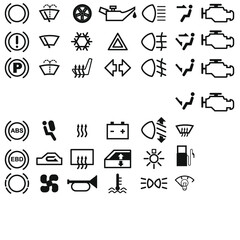 elementos tablero automovil