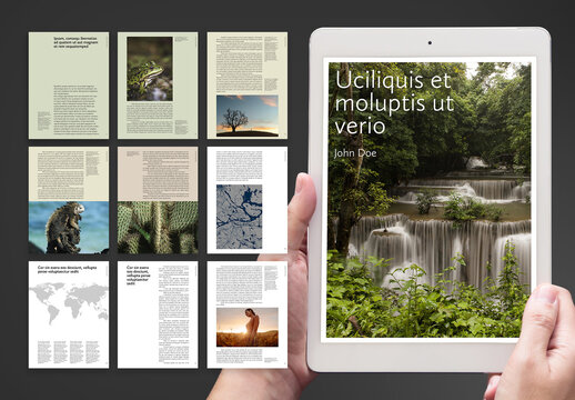 Sustainable Resilient Nature Design Digital Book Layout