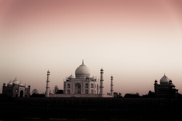 Fototapeta na wymiar views of the Taj Mahal