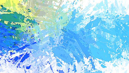 Brushed Painted Abstract Background. Brush stroked painting. Artistic vibrant and colorful wallpaper..